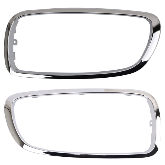 TRQ Grille Trim Molding Driver & Passenger Side Fits 2006-2008 BMW 750i 2005-2006 760i BM1212103 BM1213103