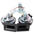 thumbnail image 1 of TRQ High & Low Pitch Horn Assembly for 2005-2009 Ford Mustang, 1 of 4