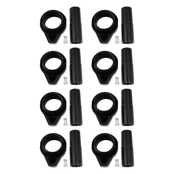 TRQ Ignition Coil Boot Set Fits 2004-2005 BMW 545i 2006-2016 550i 2010-2015 550i GT 2010-2016 550i GT xDrive 2011-2016 550i xDrive 645Ci 650i 2013-2016 650i Gran Coupe