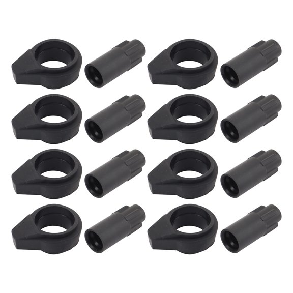 TRQ Ignition Coil Boot Set Fits 2004-2005 BMW 545i 2006-2016 550i 2010-2015 550i GT 2010-2016 550i GT xDrive 2011-2016 550i xDrive 645Ci 650i 2013-2016 650i Gran Coupe