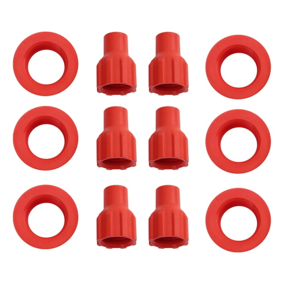 TRQ Ignition Coil Boot Set Red Performance Fits 08-16 Buick 07-16 Cadillac Chevrolet GMC 07-09 Pontiac 10-11 Saab 07-10 Saturn Suzuki