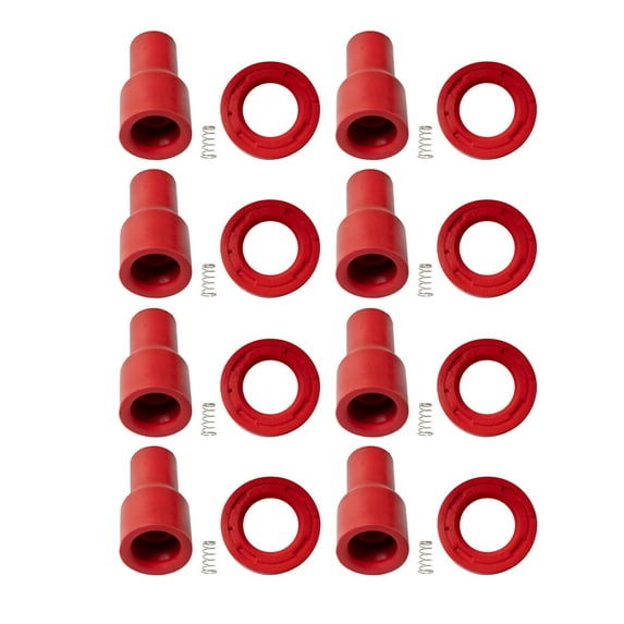 TRQ Ignition Coil Boot Set Red Performance Fits 98-16 Lexus Toyota