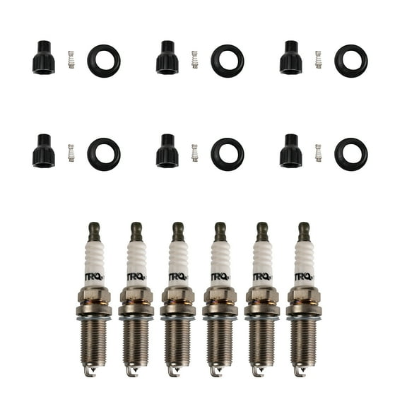 TRQ Ignition Coil Boots & Iridium Spark Plug Kit Set for Buick Cadillac Chevy GM ICA30069 Fits select: 2010-2019 CHEVROLET TRAVERSE, 2012-2019 CHEVROLET IMPALA