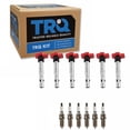 thumbnail image 1 of TRQ Ignition Coil & Iridium Spark Plug Kit Set for Audi A4 A5 A6 Q5 Q7 S4 S5 V6 ICA71883 Fits select: 2007 AUDI A4 2.0T CABRIOLET QUATTRO, 2008 AUDI A4 3.2 CABRIOLET QUATTRO, 1 of 4