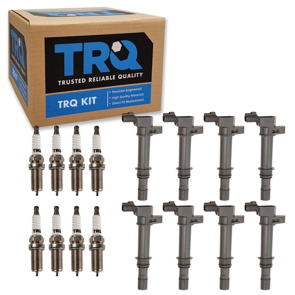 TRQ Ignition Coil & Iridium Spark Plug Kit Set for Chrysler Dodge Jeep 4.7L V8 ICA71742 Fits select: 2002-2007 DODGE RAM 1500, 1999-2007 JEEP GRAND CHEROKEE