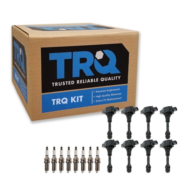 TRQ Ignition Coil & Iridium Spark Plug Kit Set for Infiniti Nissan Truck SUV New ICA71670 Fits select: 2007-2015 NISSAN TITAN, 2007-2015 NISSAN ARMADA