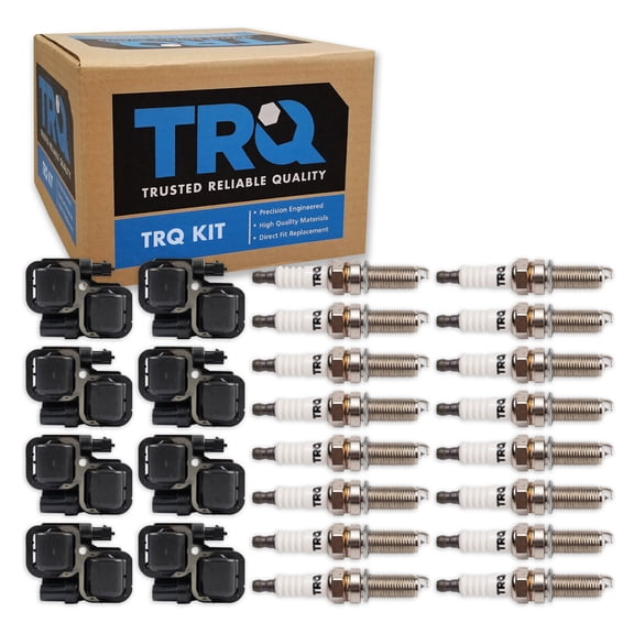 TRQ Ignition Coil & Iridium Spark Plug Kit Set for Mercedes Benz CL55 AMG New TKA01340 Fits select: 2003-2006 MERCEDES-BENZ CL