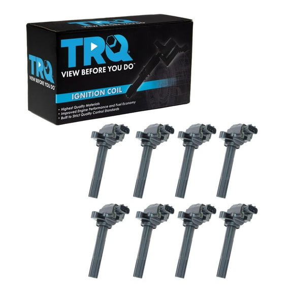 TRQ Ignition Coil KIT SET of 8 for 98-00 4.0L V8 GS400 LS400 SC400 ICA61592 Fits select: 1997-2000 LEXUS LS, 1998-2000 LEXUS GS