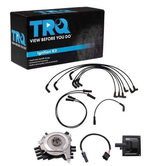 TRQ Ignition Coil Kit 3 Piece Fits 1996 Chevrolet Corvette