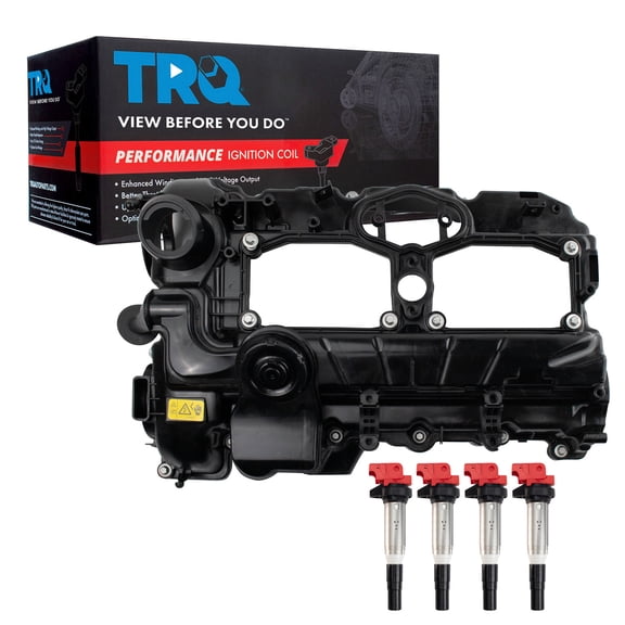 TRQ Ignition Coil Kit 5 Piece High Performance Fits 12-18 BMW 328i 528i X1 Z4 320i 320i xDrive 328i xDrive 528i xDrive X3 X4 228i 228i xDrive 428i 428i xDrive