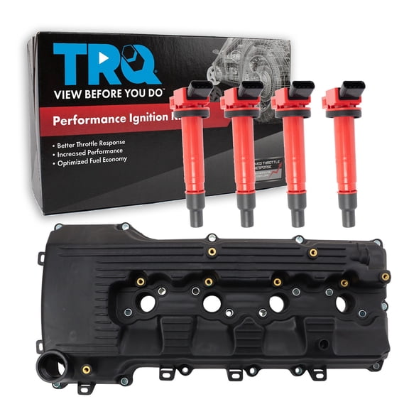TRQ Ignition Coil Kit 5 Piece High Performance Fits 2010 Toyota 4Runner 2005-2015 Tacoma