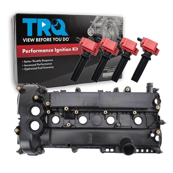 TRQ Ignition Coil Kit 5 Piece High Performance Fits 2012-2014 Ford Edge 2013-2016 Escape 2012-2015 Explorer 2013-2018 Focus Fusion 2013-2017 Taurus 2015-2016 Lincoln MKC MKZ
