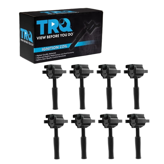 TRQ Ignition Coil Kit Set of 8 for Jaguar XJ8 XJR Vanden Plas XK8 XKR NEW ICA60041 Fits select: 1998-2001 JAGUAR VANDENPLAS, 2002 JAGUAR SUPER V8
