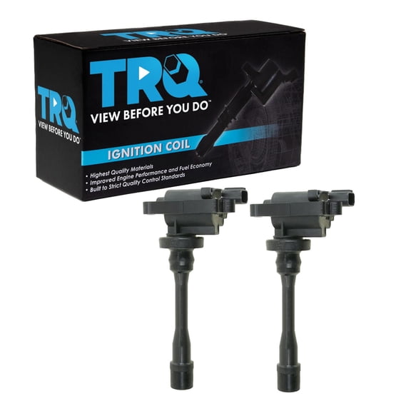 TRQ Ignition Coil Set 2 Piece Fits 01-05 Chrysler Sebring 01-05 Dodge Stratus 00-05 Mitsubishi Eclipse 98-03 Galant 02-07 Lancer 97-02 Mirage 03 Outlander