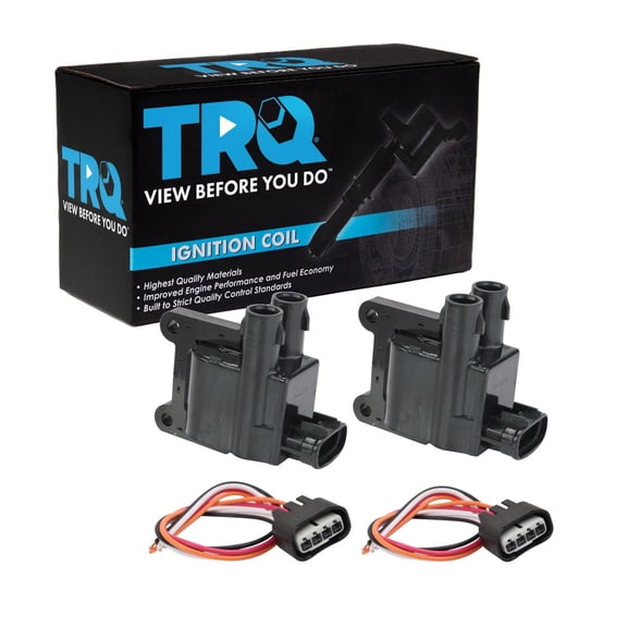TRQ Ignition Coil Set 4 Piece Fits 2000 Toyota Tacoma