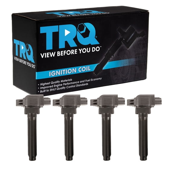 TRQ Ignition Coil Set 4 Piece Fits 2018-2020 Mitsubishi Eclipse Cross
