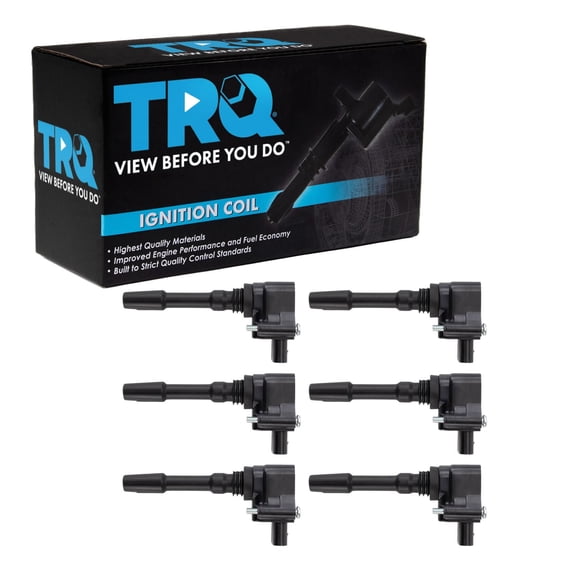 TRQ Ignition Coil Set 6 Piece Fits 2016-18 Porsche Cayenne Macan 19-21 911
