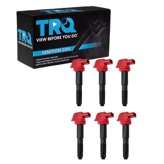 TRQ Ignition Coil Set 6 Piece Fits 2011-2016 Porsche Panamera