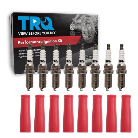 TRQ Ignition Coil and Spark Plug Kit 16 Piece Fits 1997-2003 Jaguar XK8 1998-2003 Vanden Plas 1998-2003 XJ8