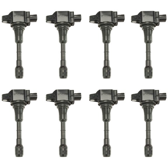 TRQ Ignition Coils Kit Set of 8 for 09-12 Infiniti FX50 5.0L V8 ICA61596 Fits select: 2014 INFINITI QX70