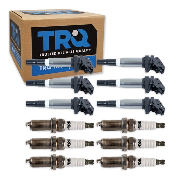 TRQ Ignition Coils & Spark Plugs Fits 2003-2006 BMW 325 330 525i 530i X3 X5 Z4 TKA05886