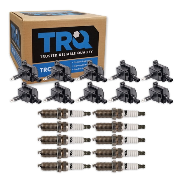 TRQ Ignition Coils & Spark Plugs Fits 2008-2017 Dodge Viper 2013 SRT TKA05947