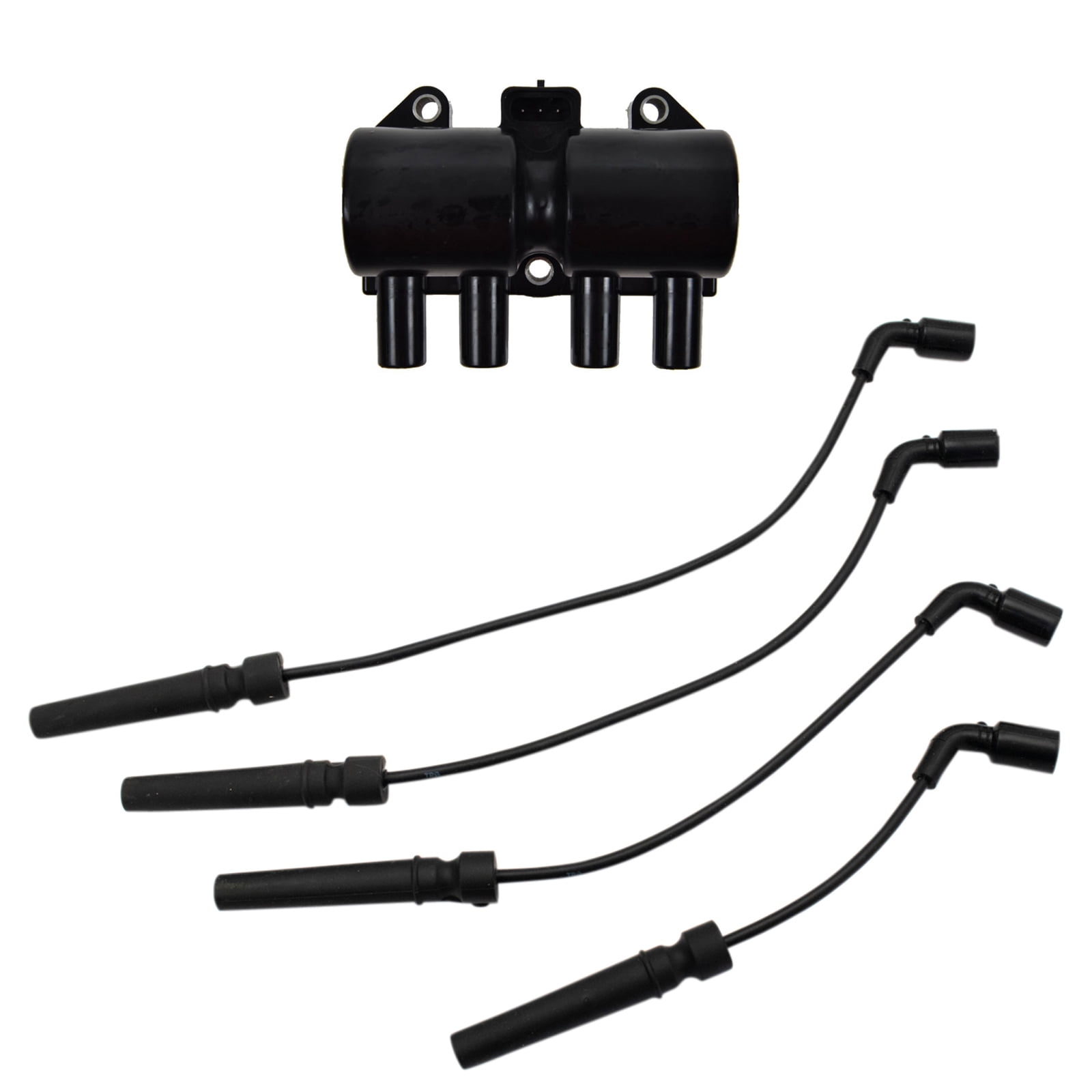 TRQ Ignition Engine Spark Plug Wire & Coil Pack Kit Set for Aveo Aveo5 1.6L ICA71513 Fits select: 2004-2008 CHEVROLET AVEO, 2010 PONTIAC G3