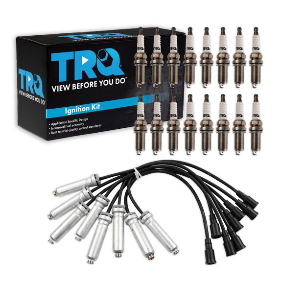 TRQ Ignition Kit Spark Plug & Wire Set For Ford F250 F350 Pickup Truck 6.2L TKA01326