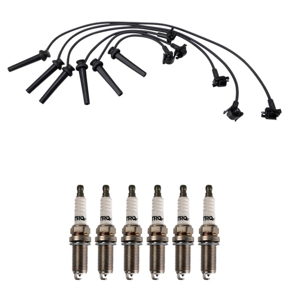 TRQ Ignition Kit Spark Plug & Wire Set For Ford Taurus Mercury Sable V6 3.0L TKA01267