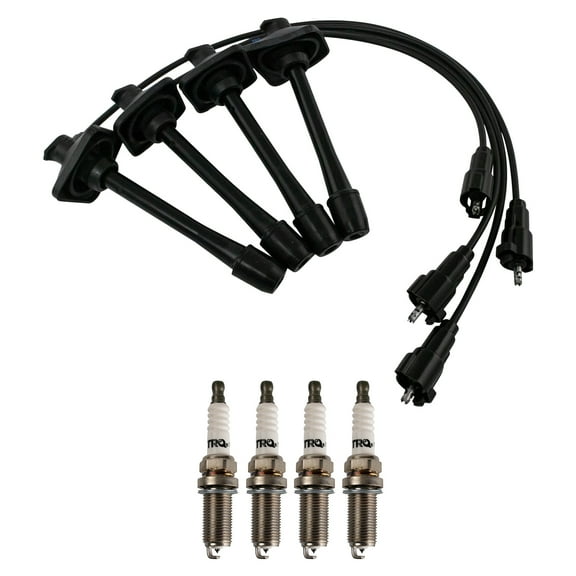 TRQ Ignition Kit Spark Plug & Wire Set For Geo Prizm TKA01217