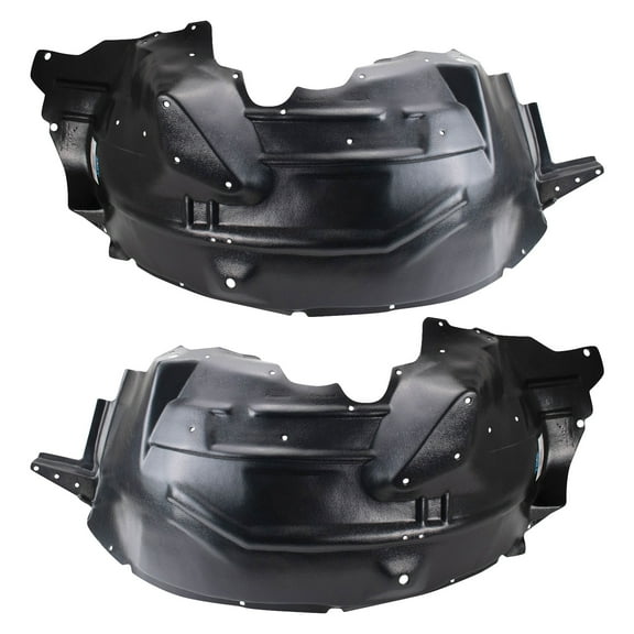 TRQ Inner Fender Liner Set Compatible with 2000-2003 Ford Excursion 1999-2004 F-250 F-350 BDA15654