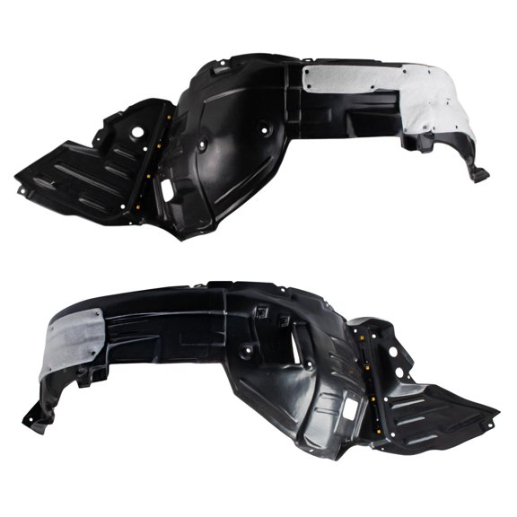 TRQ Inner Fender Liner Set Compatible with 2016 Lexus GS350 GS450h BDA15858