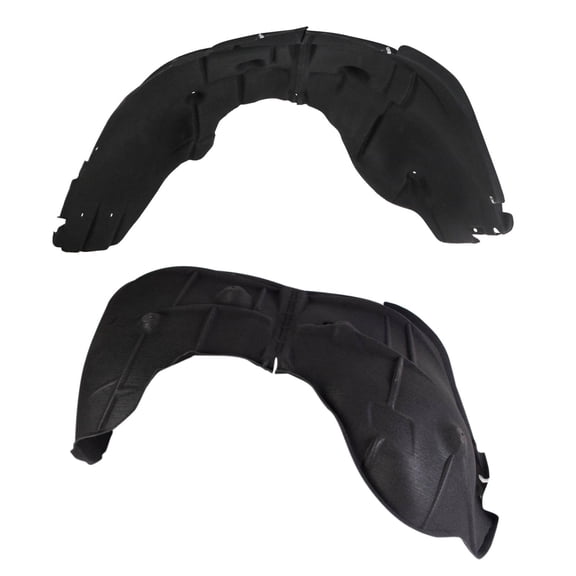 TRQ Front Inner Fender Liner Set Fits Select 2019-2022 Chevrolet Silverado 1500 2022 Silverado 1500 LTD GM1248292 GM1249292
