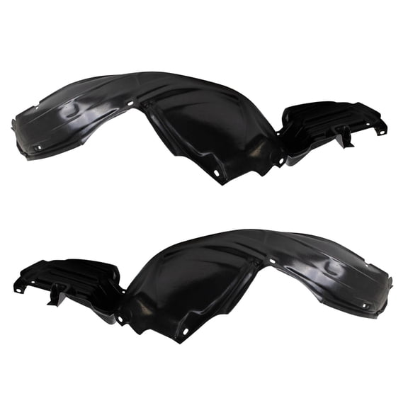 TRQ Inner Fender Liner Set Fits Select 2000-2004 Subaru Legacy SU1248104 SU1249104