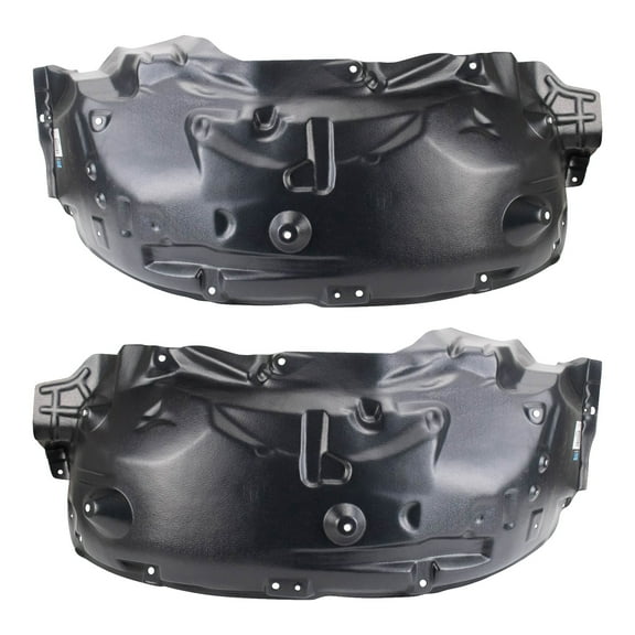 TRQ Inner Fender Liner Set Fits Select 2005-2009 Land Rover LR3 2010-2016 LR4 RO1248100 RO1249100