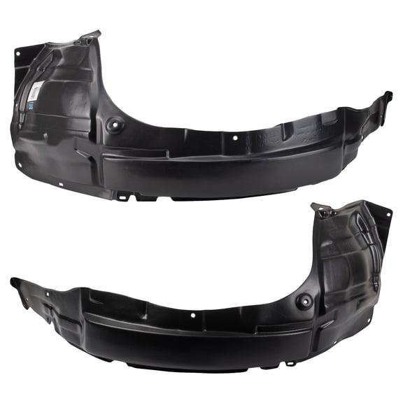TRQ Inner Fender Liner Set Fits Select 2006-2013 Suzuki Grand Vitara SZ1250102 SZ1251102