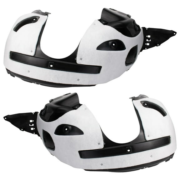 TRQ Inner Fender Liner Set Fits Select 2016-2017 Ford Explorer Police Interceptor Utility FO1248178 FO1249178