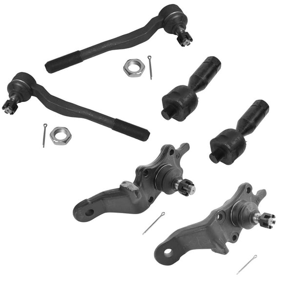 TRQ Inner Outer Tie Rod End Lower Ball Joint LH RH Set 6pc for 96-02 4Runner PSA59319 Fits select: 1996-2002 TOYOTA 4RUNNER