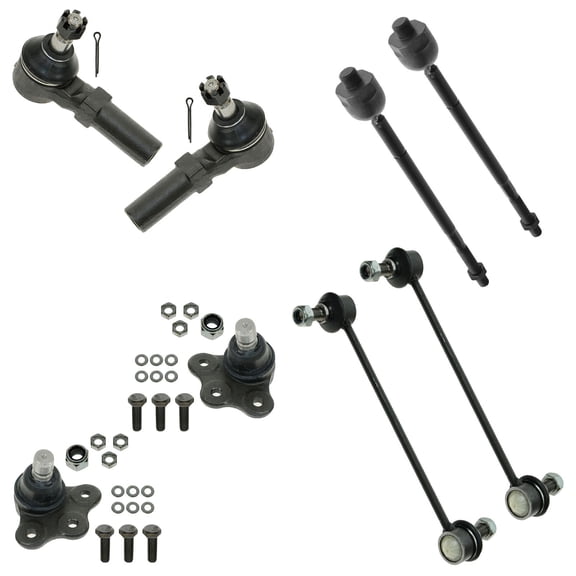 TRQ Inner Outer Tie Rod Lower Ball Joint Sway Bar Link LH RH Kit for Saturn PSA58950 Fits select: 2001-2003 SATURN L200, 2001-2004 SATURN LW300