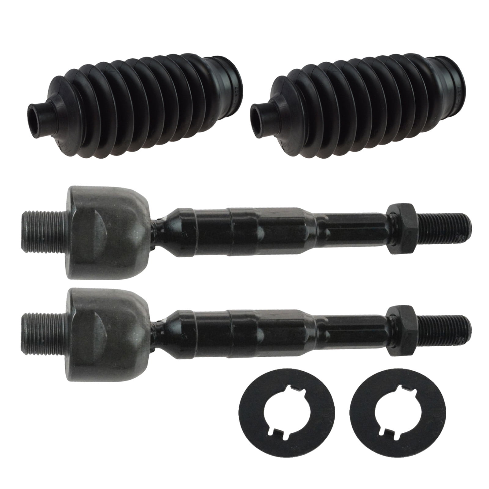 TRQ Inner Tie Rods & Boots Set Fits 2006-2011 Honda Civic PSA27312