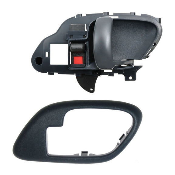 TRQ Inside Interior Blue Door Handle w/ Bezel RH for Chevy Pickup Truck DHA30179