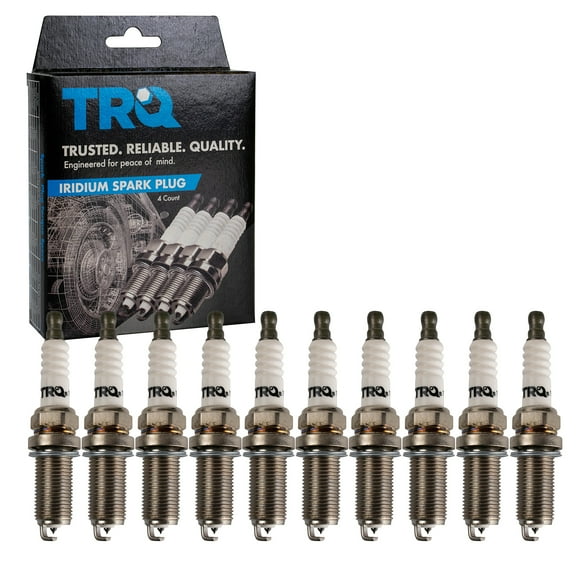 TRQ Iridium Spark Plugs Engine Tune Up Ignition Kit 10 Piece Set New SPA02141 Fits select: 1994 DODGE RAM 2500, 2017 AUDI R8