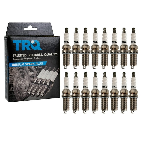 TRQ Iridium Spark Plugs Engine Tune Up Ignition Kit 16 Piece Set New SPA02183 Fits select: 2011-2019 FORD F250, 2011-2019 FORD F350