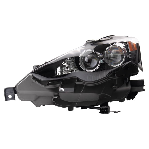 TRQ Left Headlight Assembly LED Drivers Side Fits 2016 Lexus IS200t 2014-2015 IS250 IS300 2014-2016 IS350 LX2518141