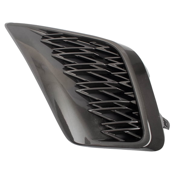 TRQ Left Outer Fog Light Hole Cover Black Drivers Side Fits 2018-2021 Lexus NX300 LX1038136