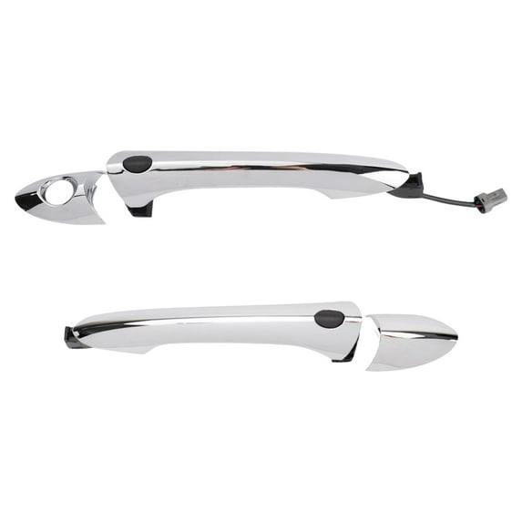 TRQ Left and Right Exterior Door Handle Set Fits 2009-2014 Hyundai Sonata DHA31302