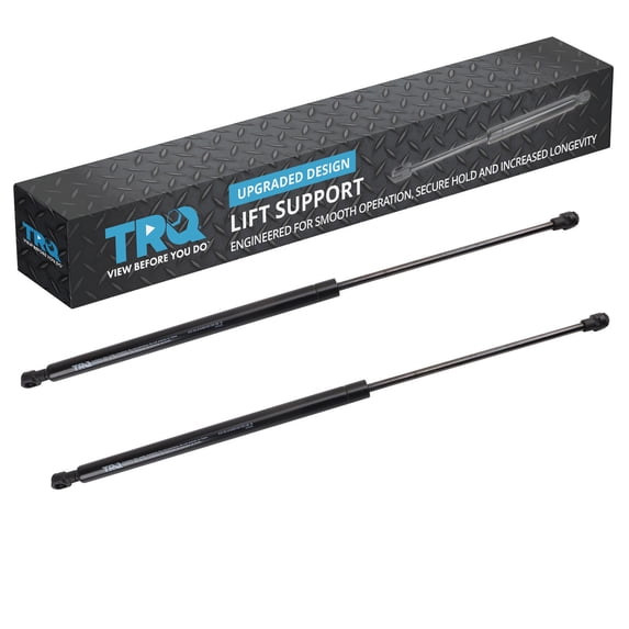 TRQ Liftgate Lift Support Shock Strut Set Fits 2014-2022 Mitsubishi Mirage