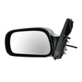 thumbnail image 1 of TRQ Manual Remote Side View Mirror Driver Left LH for 03-08 Toyota Matrix MRA05581, 1 of 2