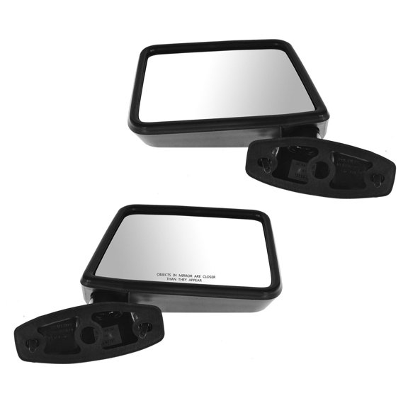 TRQ Manual Side View Mirrors Left & Right Pair Set for Explorer Ranger Bronco II MRA09099 Fits select: 1985-1991 FORD F150, 1983-1992 FORD RANGER