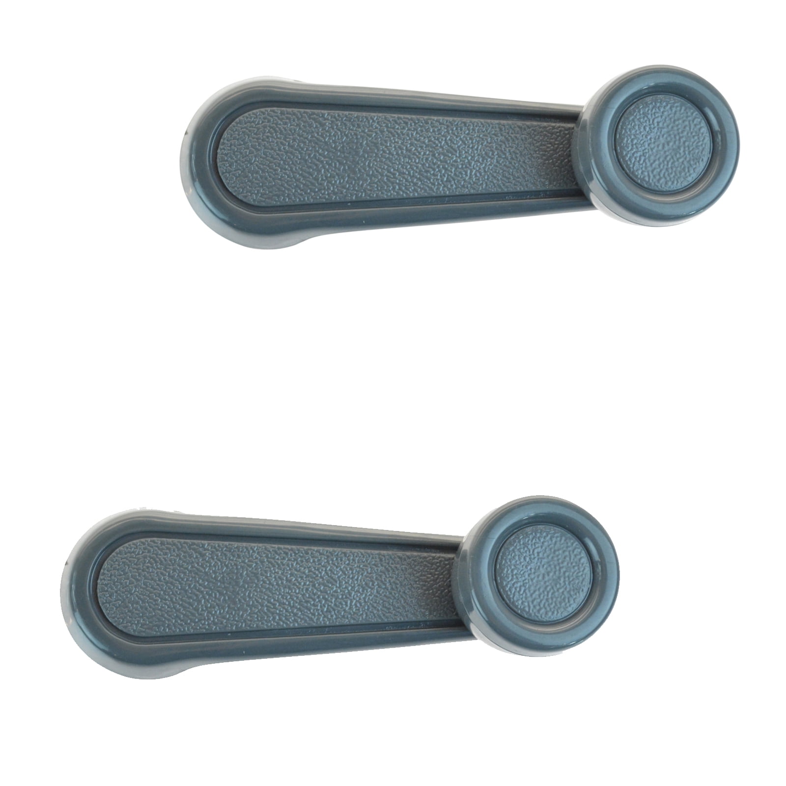 Pair Of Manual Window Crank Handles Gray - Fits Hyundai Accent & Elantra (LH Driver & RH Passenger)